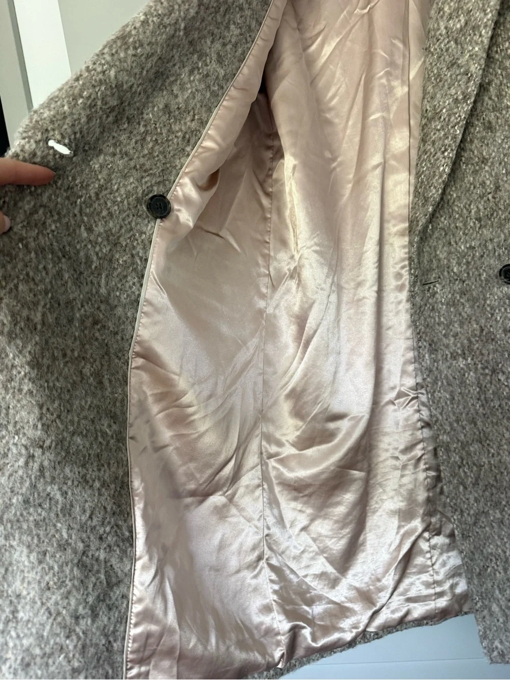 J.Crew Brushed Wool Relaxed Topcoat Size XXS Oversized Fit
